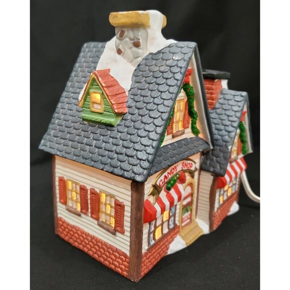Dickens Keepsake O'well CANDY SHOP Christmas Village building store shoppe 1994 - Picture 4 of 7